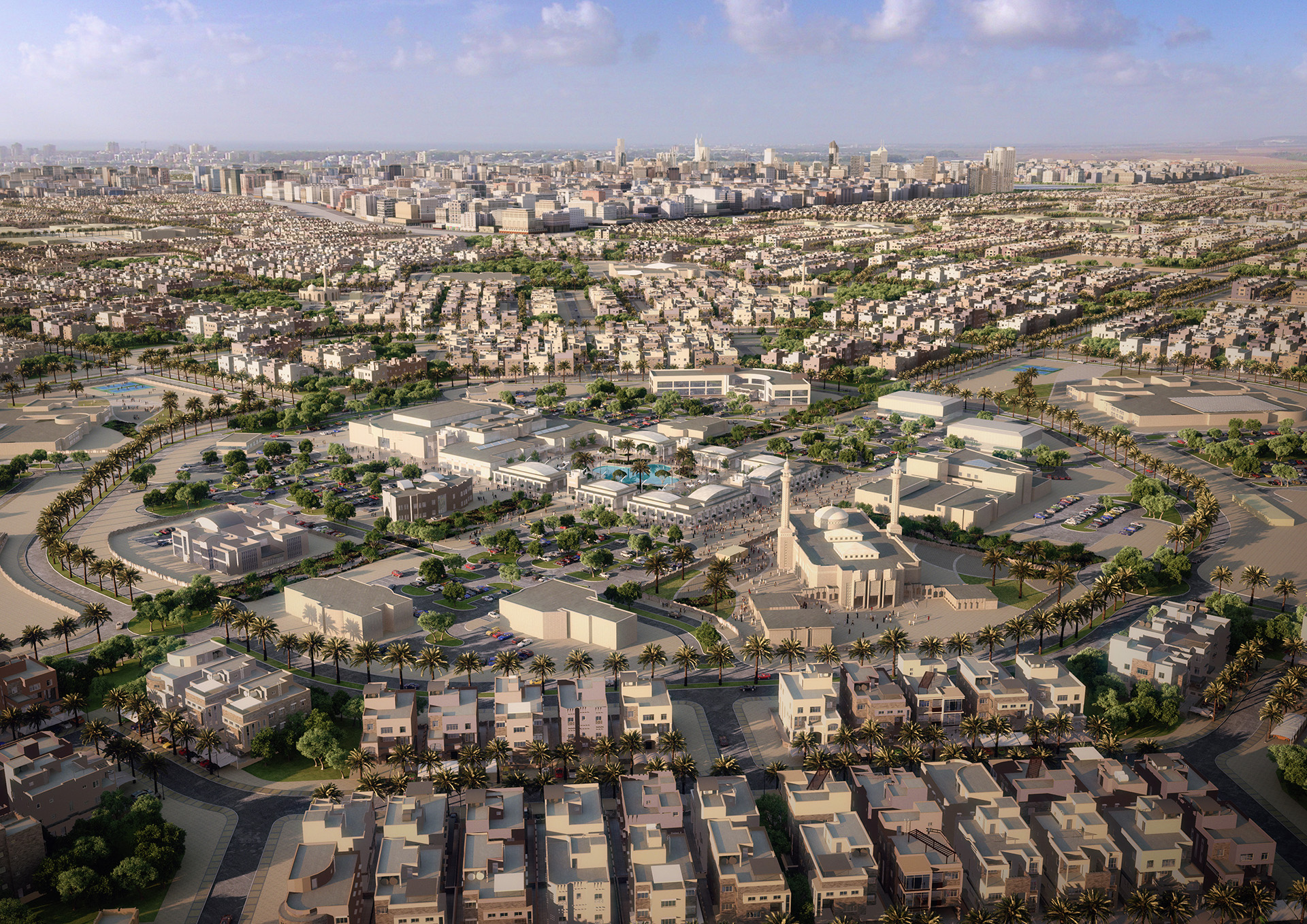 Al-Mutlaa Neighbourhood Aerial